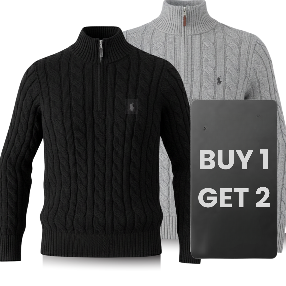 Cashmere Cable Sweater (CLEARANCE) - Buy 1 Get 2