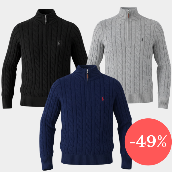 Cashmere Cable Sweater (CLEARANCE)