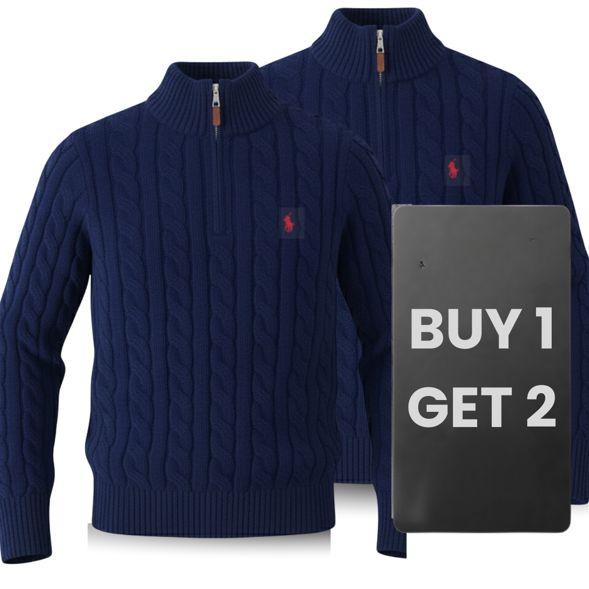 Cashmere Cable Sweater (CLEARANCE) - Buy 1 Get 2
