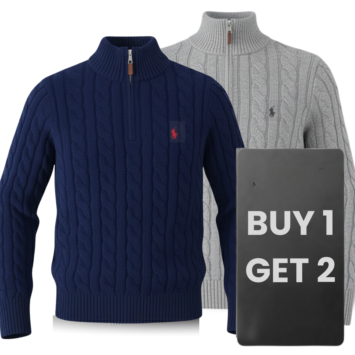 Cashmere Cable Sweater (CLEARANCE) - Buy 1 Get 2